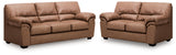 WillowBend Caramel Sofa and Loveseat from Ashley - Luna Furniture