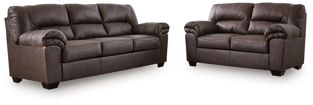 WillowBend Sofa and Loveseat in Umber from Ashley Furniture - Luna Furniture