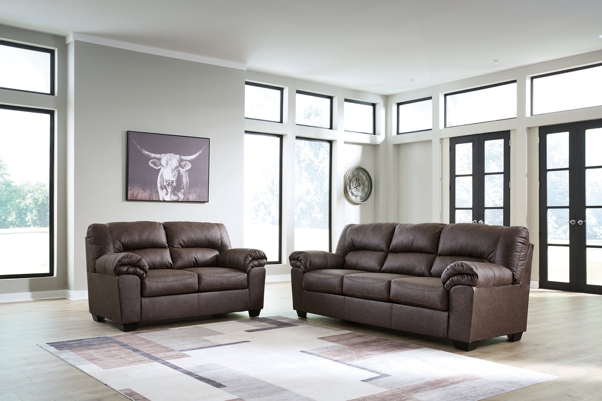 WillowBend Sofa and Loveseat in Umber from Ashley Furniture - Luna Furniture
