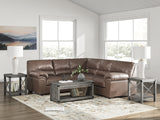 WillowBend Umber 2-Piece Sectional from Ashley - Luna Furniture