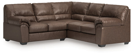 WillowBend Umber 2-Piece Sectional from Ashley - Luna Furniture