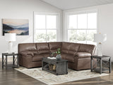 WillowBend Umber 2-Piece Sectional from Ashley - Luna Furniture