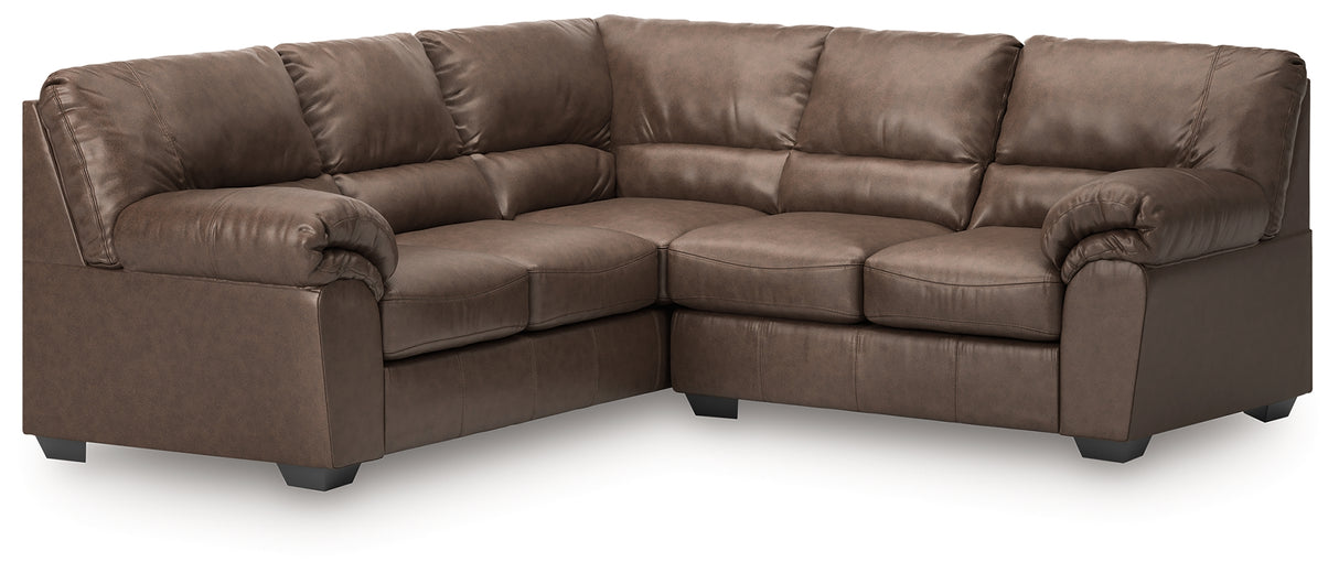WillowBend Umber 2-Piece Sectional from Ashley - Luna Furniture