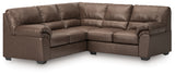 WillowBend Umber 2-Piece Sectional from Ashley - Luna Furniture
