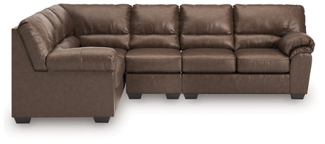 WillowBend Umber 3-Piece Sectional from Ashley - Luna Furniture