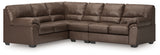 WillowBend Umber 3-Piece Sectional from Ashley - Luna Furniture