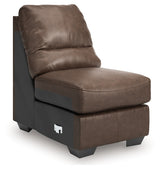 WillowBend Umber Armless Chair from Ashley - Luna Furniture