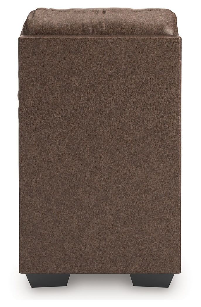 WillowBend Umber Armless Chair from Ashley - Luna Furniture