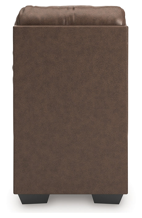 WillowBend Umber Armless Chair from Ashley - Luna Furniture