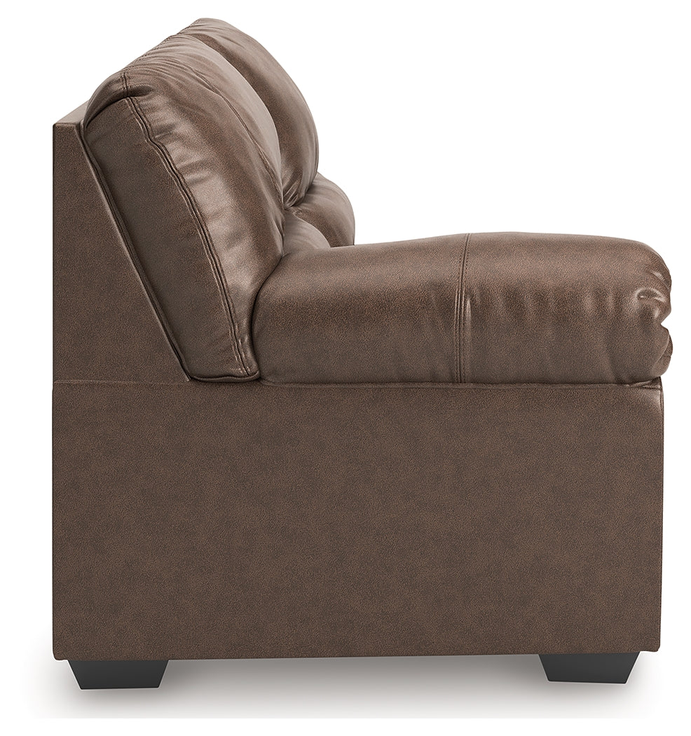 WillowBend Umber Left-Arm Facing Loveseat from Ashley - Luna Furniture