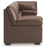 WillowBend Umber Left-Arm Facing Sofa with Corner Wedge from Ashley - Luna Furniture