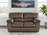 WillowBend Umber Loveseat from Ashley - Luna Furniture