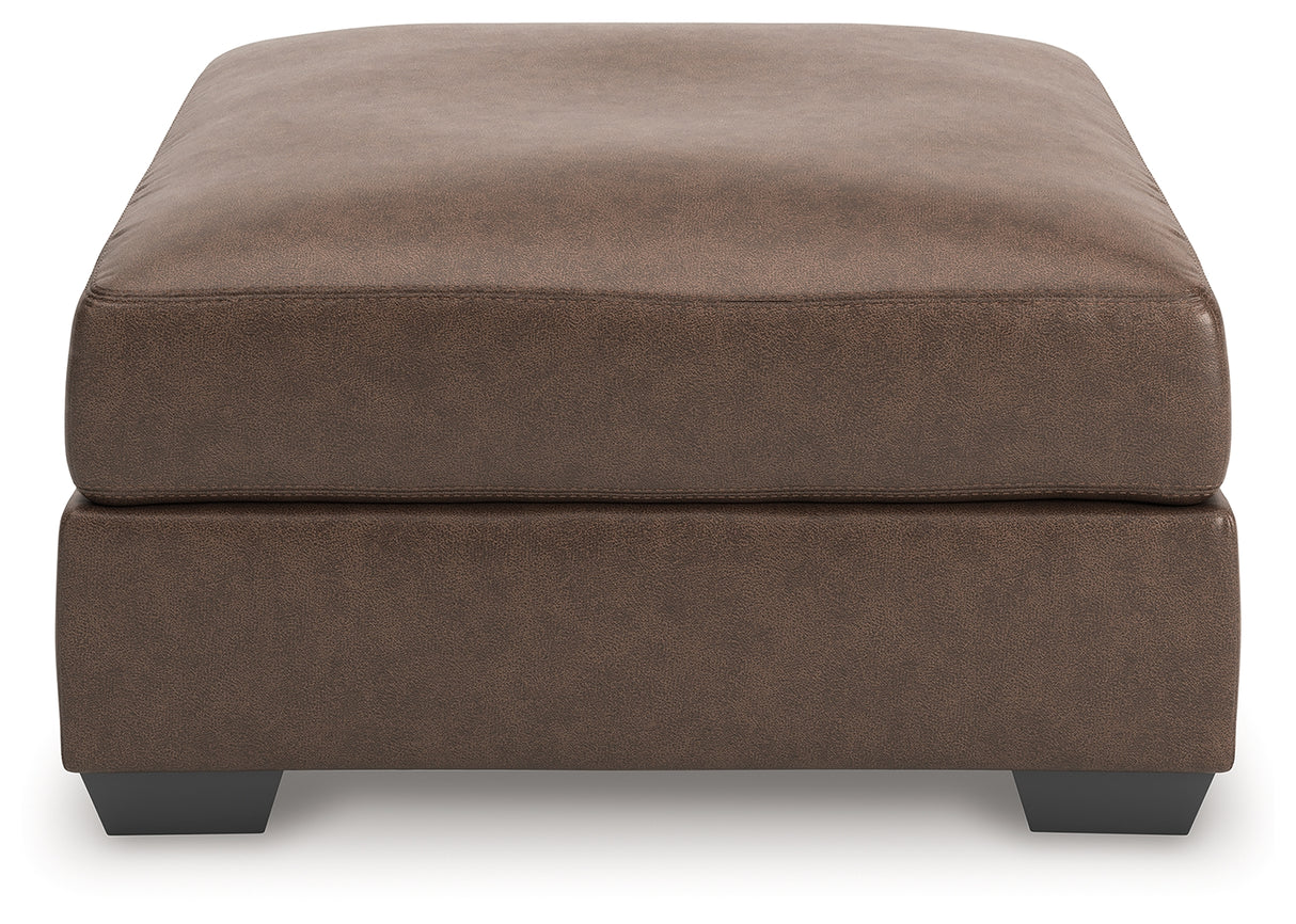 WillowBend Umber Oversized Accent Ottoman from Ashley - Luna Furniture