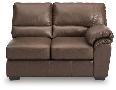 WillowBend Umber Right-Arm Facing Loveseat from Ashley - Luna Furniture