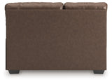 WillowBend Umber Right-Arm Facing Loveseat from Ashley - Luna Furniture
