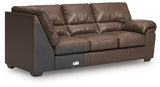 WillowBend Umber Right-Arm Facing Sofa with Corner Wedge from Ashley - Luna Furniture