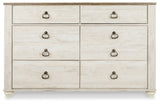 Willowton Dresser and 2 Nightstands from Ashley - Luna Furniture