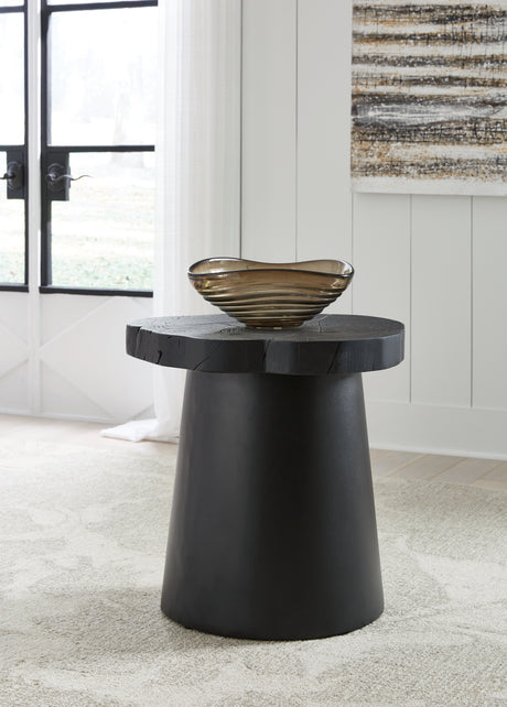 Wimbell Coffee Table with 2 End Tables in Black from Ashley Furniture - Luna Furniture
