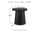 Wimbell Coffee Table with 2 End Tables in Black from Ashley - Luna Furniture