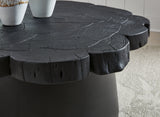 Wimbell Coffee Table with 2 End Tables in Black from Ashley - Luna Furniture
