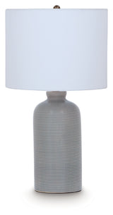 Wimlow Gray Blue Table Lamp from Ashley - Luna Furniture