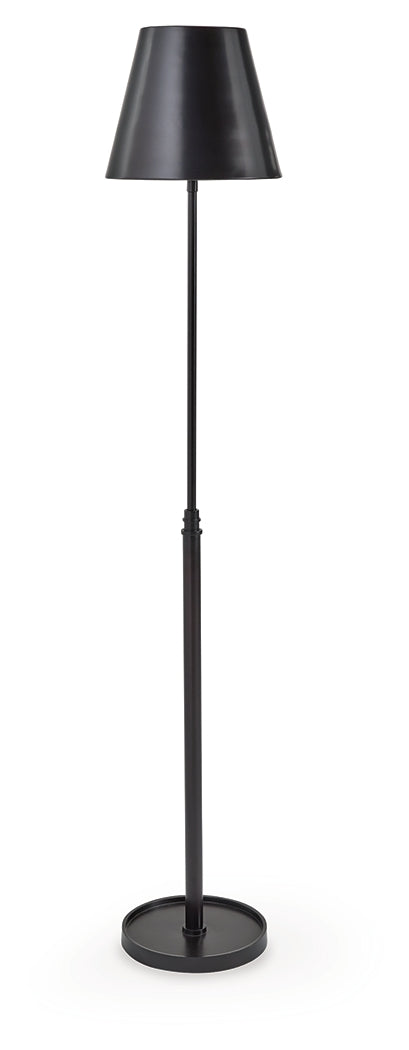 Wimner Antique Bronze Finish Floor Lamp from Ashley - Luna Furniture