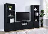 Winfield Black 3-Piece Entertainment Center 60-inch TV Stand from Coaster - Luna Furniture