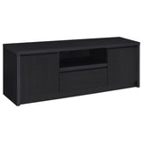Winfield Black 3-Piece Entertainment Center 60-inch TV Stand from Coaster - Luna Furniture