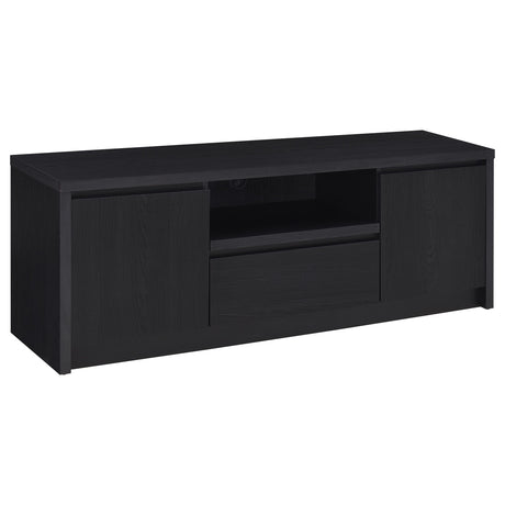 Winfield Black 3-Piece Entertainment Center 60-inch TV Stand from Coaster - Luna Furniture