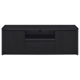 Winfield Black 3-Piece Entertainment Center 60-inch TV Stand from Coaster - Luna Furniture