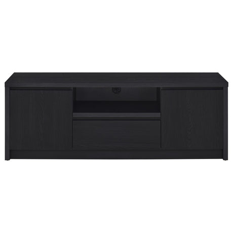 Winfield Black 3-Piece Entertainment Center 60-inch TV Stand from Coaster - Luna Furniture