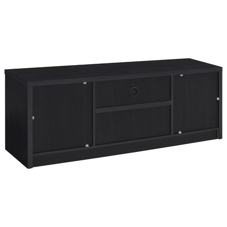 Winfield Black 3-Piece Entertainment Center 60-inch TV Stand from Coaster - Luna Furniture
