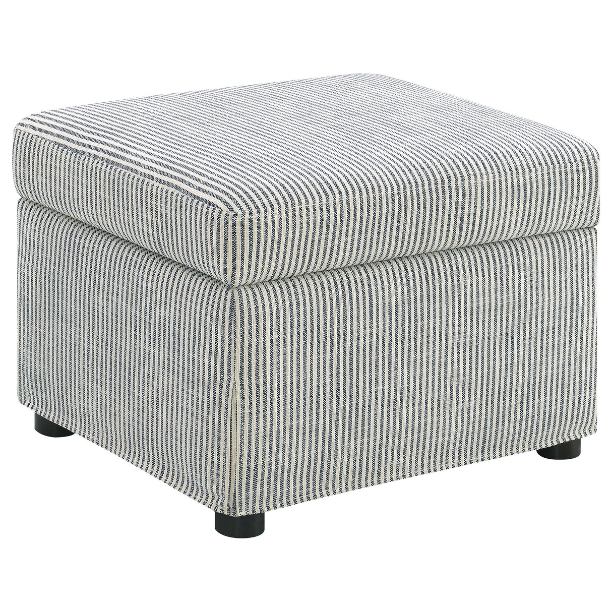 Winter Gray Upholstered Hydraulic Lift Top Storage Ottoman from Coaster - Luna Furniture
