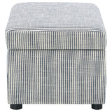 Winter Gray Upholstered Hydraulic Lift Top Storage Ottoman from Coaster - Luna Furniture