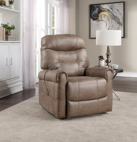 Ottawa Camel Power Lift Chair with Heat and Massage from Steve Silver - Luna Furniture