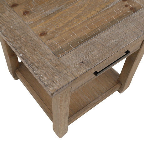Riverdale Driftwood End Table from Steve Silver - Luna Furniture