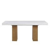 Artemis White/Beige Dining Room Set