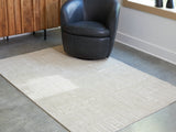 Wolbert Tan/Ivory Medium Rug from Ashley - Luna Furniture