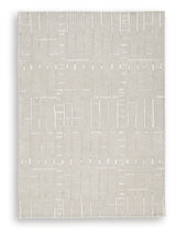 Wolbert Tan/Ivory Medium Rug from Ashley - Luna Furniture
