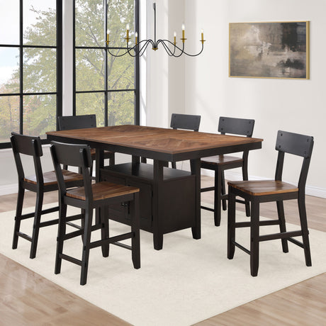 Bermuda Dark Acacia 24-inch Counter Stool, Set of 2 from Steve Silver - Luna Furniture