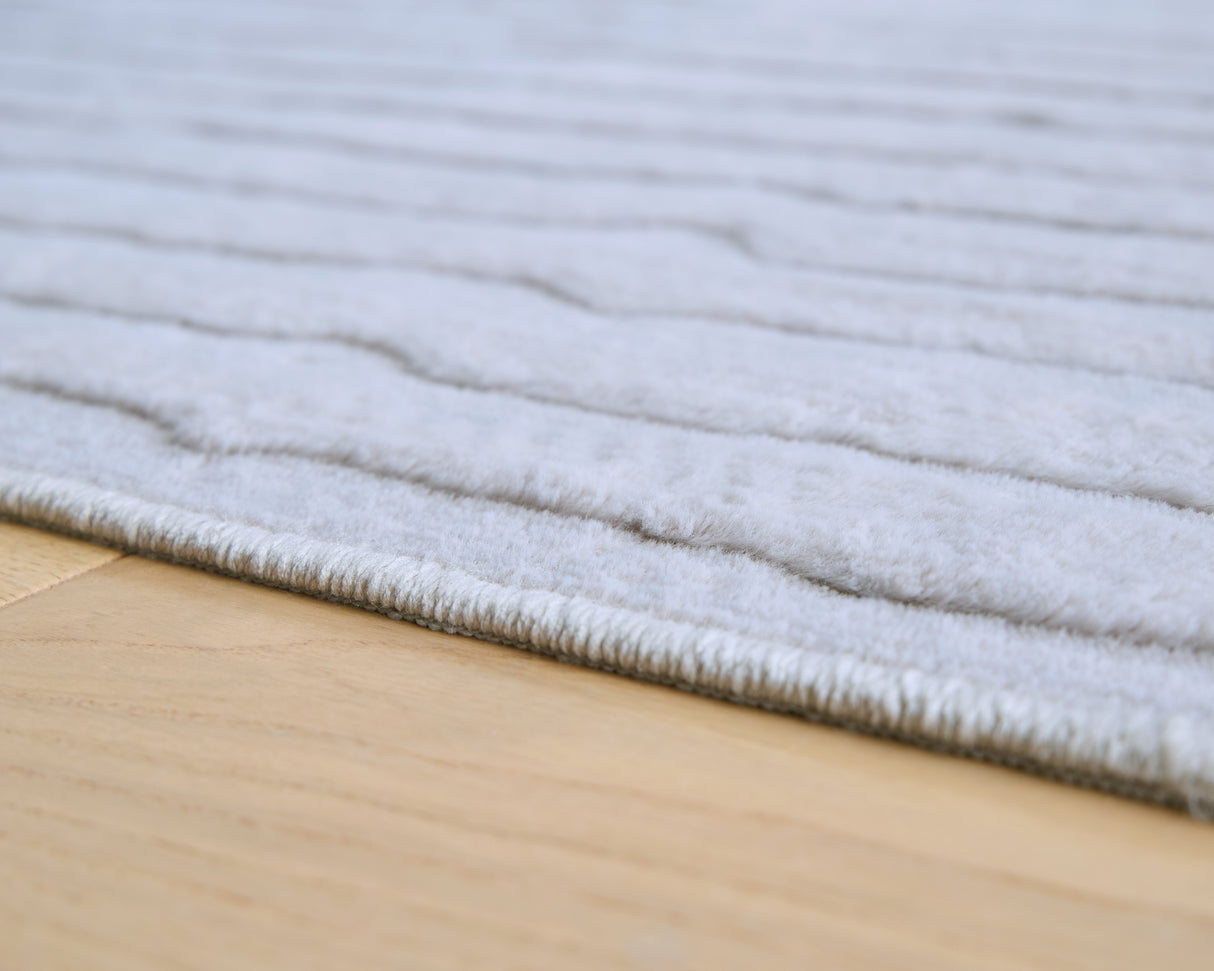 Worthley Gray Washable Large Rug from Ashley - Luna Furniture