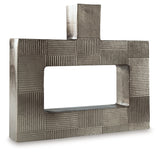 Wrengrove Antique Nickel Finish Vase from Ashley - Luna Furniture