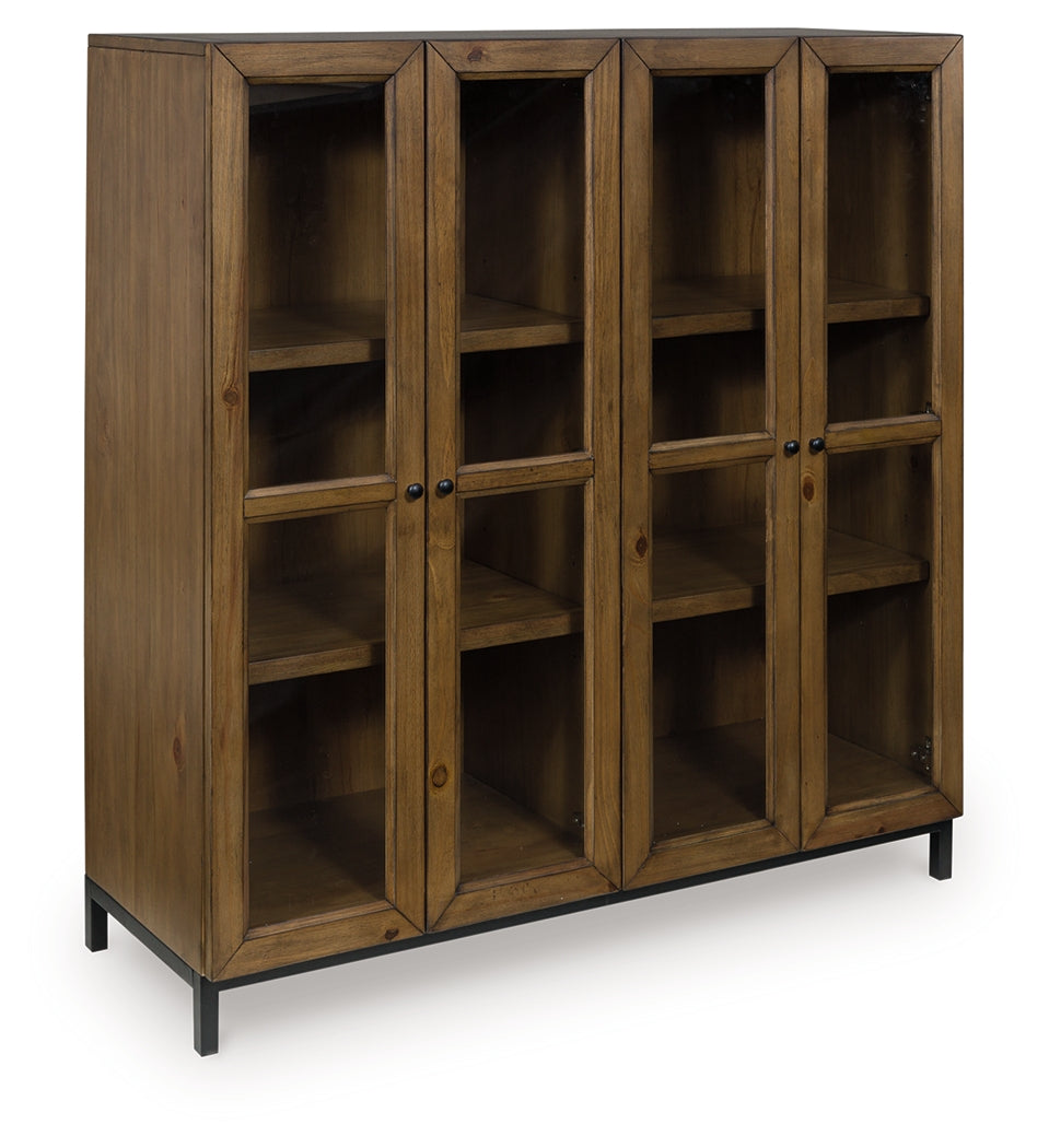 Wrenridge Gray Brown Accent Cabinet from Ashley - Luna Furniture