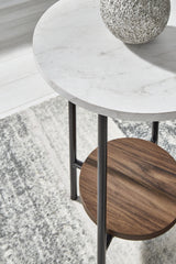 Wrenwich Brown/Black/White Table (Set of 3) from Ashley - Luna Furniture