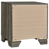 Wright Brown Oak 2-Drawer Nightstand from Coaster - Luna Furniture
