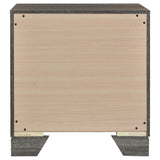 Wright Brown Oak 2-Drawer Nightstand from Coaster - Luna Furniture