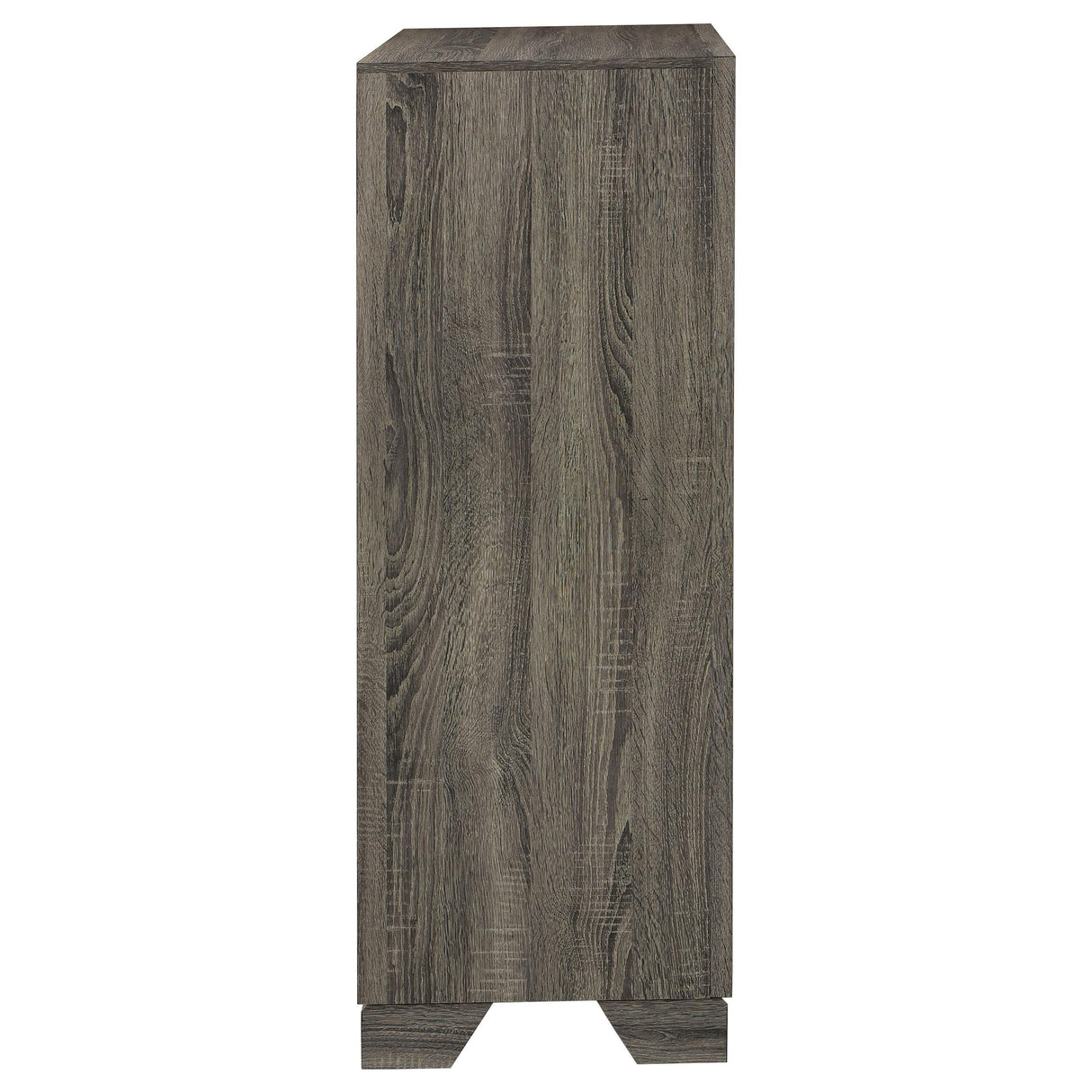 Wright Brown Oak 4-Drawer Chest from Coaster - Luna Furniture