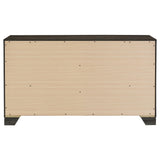 Wright Brown Oak 6-Drawer Dresser from Coaster - Luna Furniture