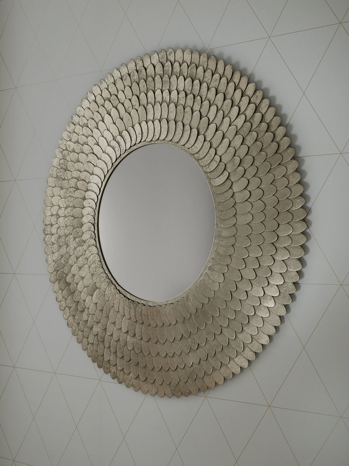 Wrightmund Champagne Finish Accent Mirror from Ashley - Luna Furniture