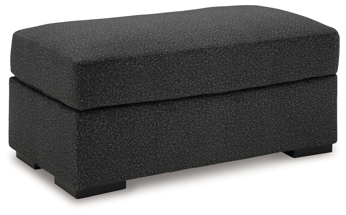 Wryenlynn Onyx Ottoman from Ashley - Luna Furniture